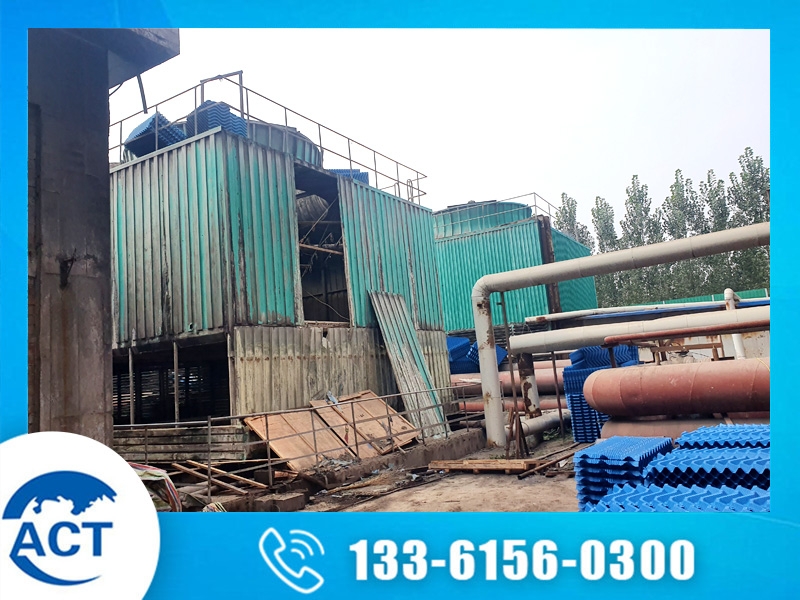 萊蕪泰山陽(yáng)光冶金更換冷卻塔填料